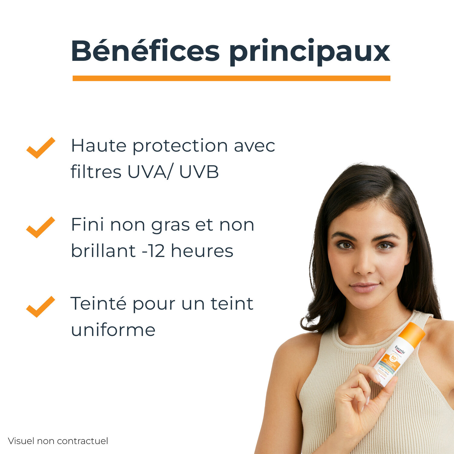 Sun Protection Sun Oil Control  - Gel-Crème Toucher Sec Teinté Medium SPF50+ 50 ml