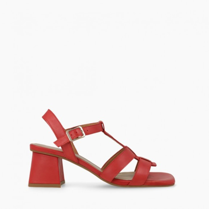 SANDALIAS ROJAS MIL5214-GO