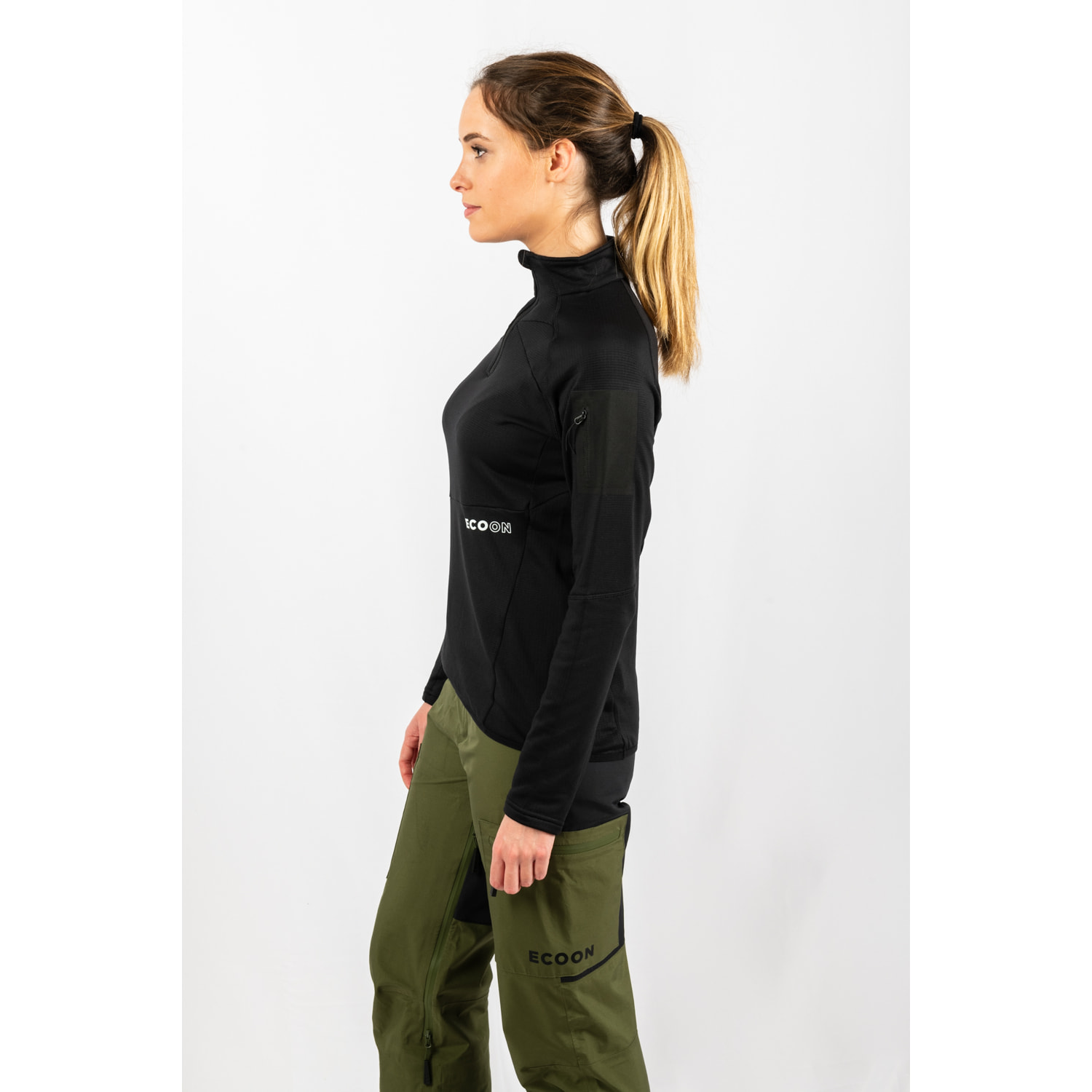 ECOActive Thermal Baselayer da donna di ECOON - Nero