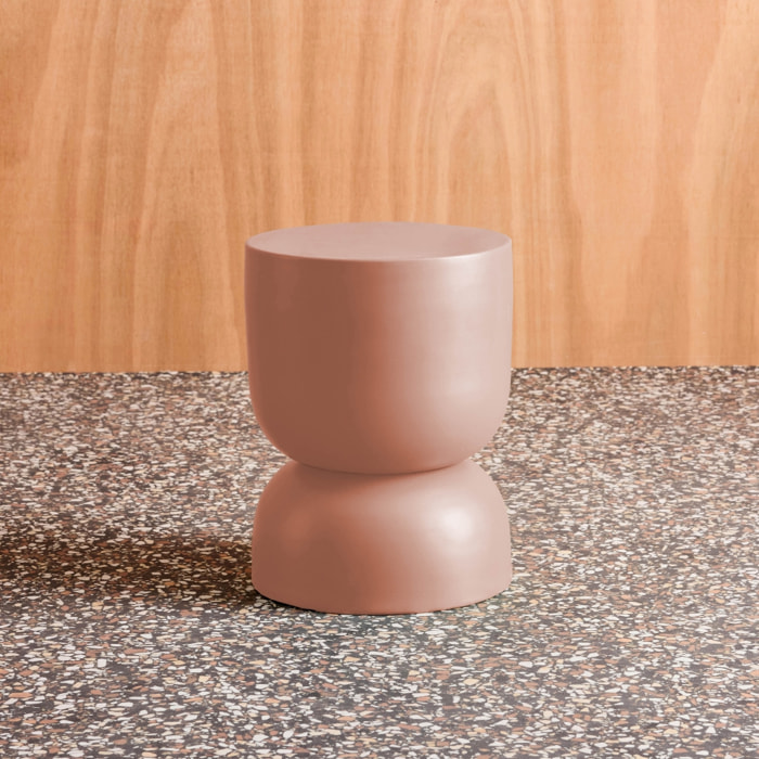 Table d'appoint, bout de canapé, table de chevet métal Ø32 x H42cm MADI