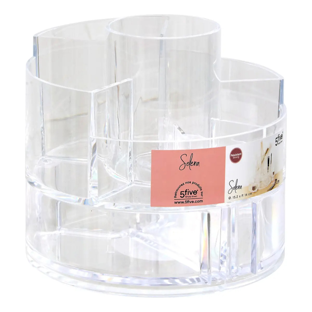 Organiseur Selena L15,2cm transparent