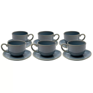 Tasses à café Organic bleues set de 6 Kare Design