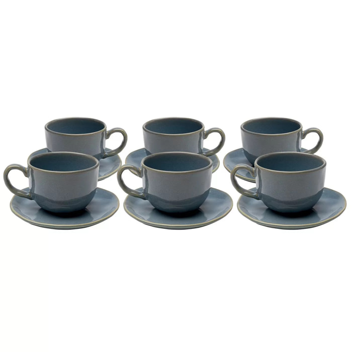 Tasses à café Organic bleues set de 6 Kare Design
