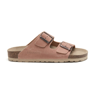SANDALIA BABUNKERS ROSA