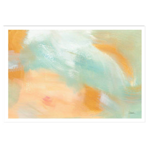 Poster orange blush Affiche seule