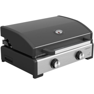 Plancha gaz CAMPINGAZ à poser MASTER 2 COOK - Housse 2210866 avec couvercle de cuisson