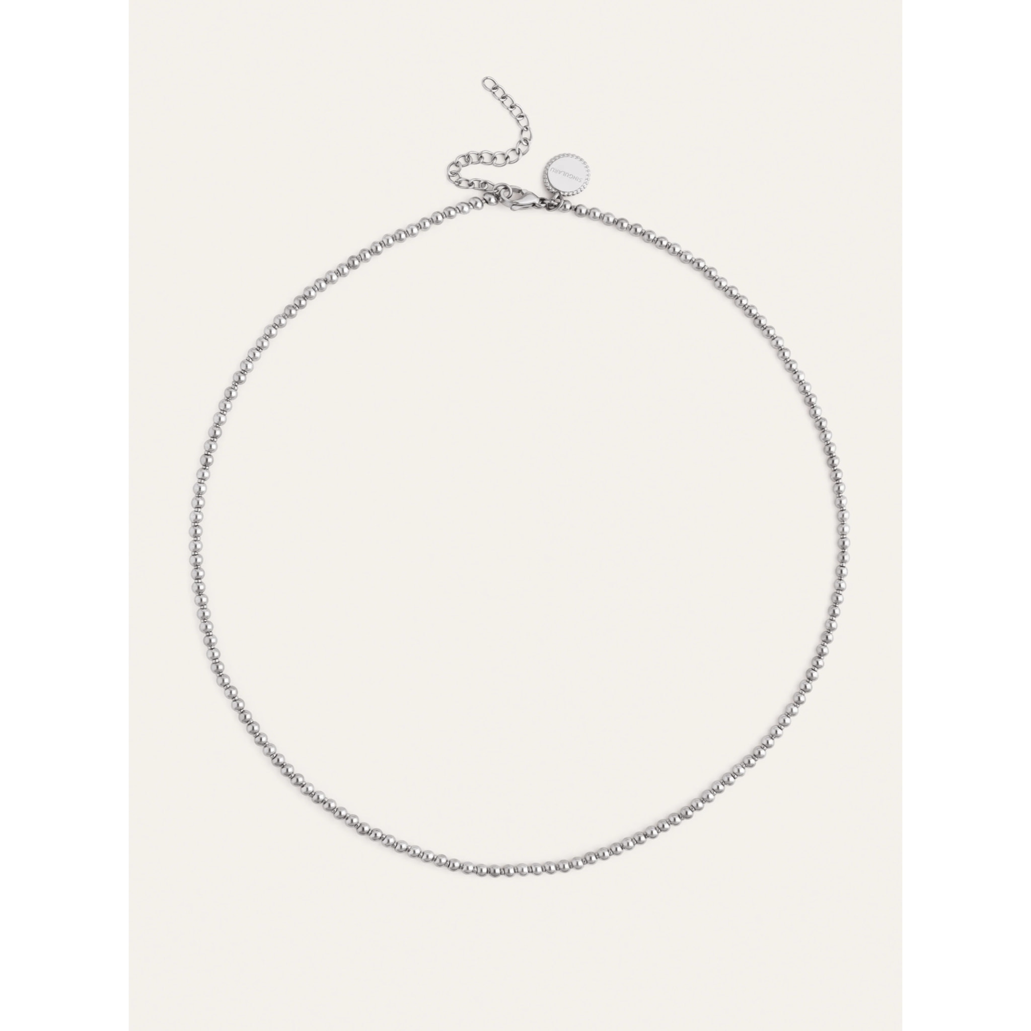 Collar Rosario Acero
