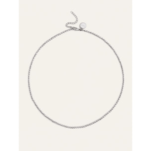 Collar Rosario Acero