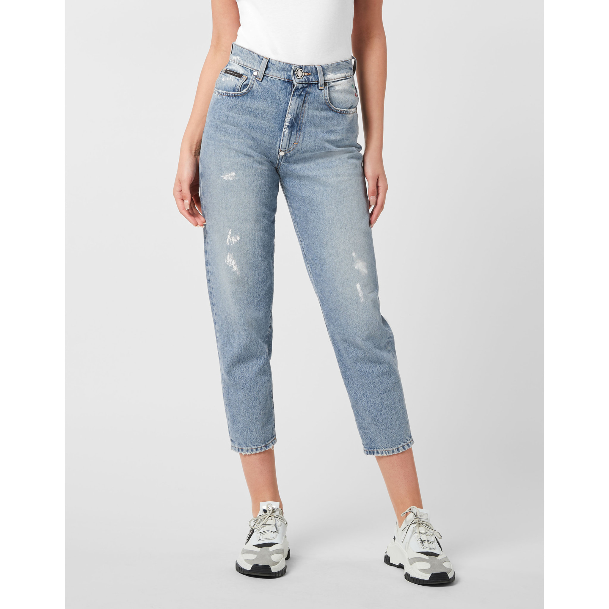 PHILIPP PLEIN Mom Fit HEXAGON