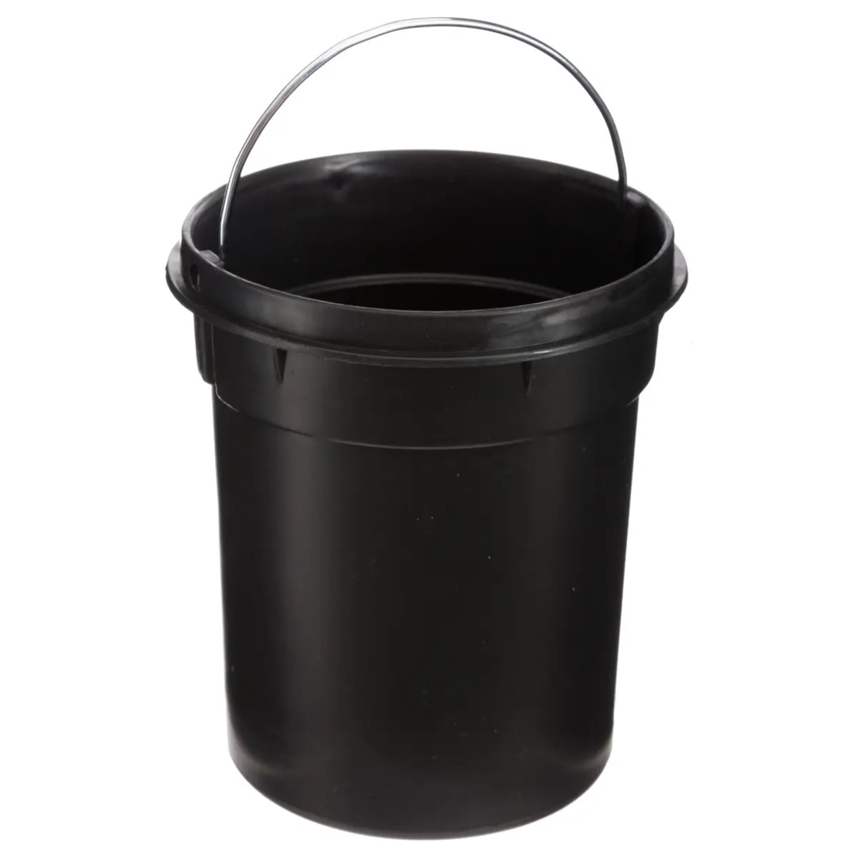 Poubelle à couvercle bambou 3L "Naturéo" blanc