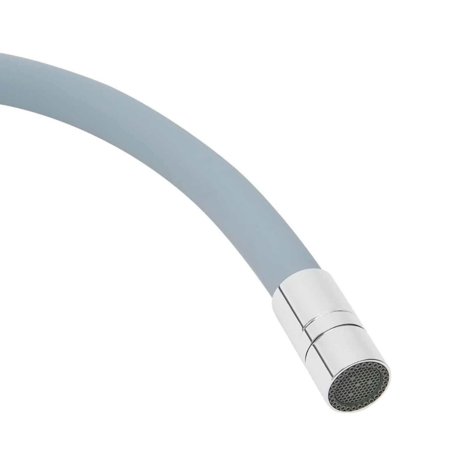 Mitigeur d'évier Swiss Aqua Technologies avec bras en silicone gris/chrome SATBSD290S