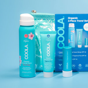 Suncare Travel Set - Coffret Spray solaire 60ml + 3 Produits