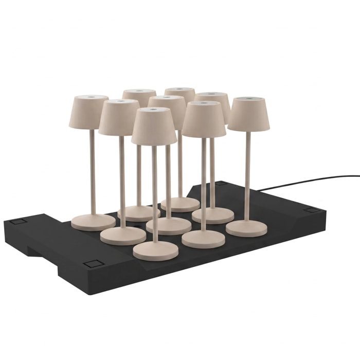9 Lampe de table EMILY + Socle de charge