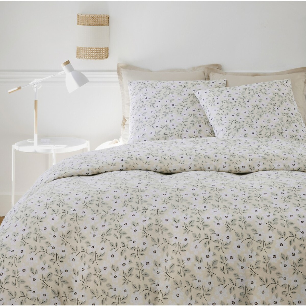 Parure housse de couette 100% gaze de coton imprimé loucile
