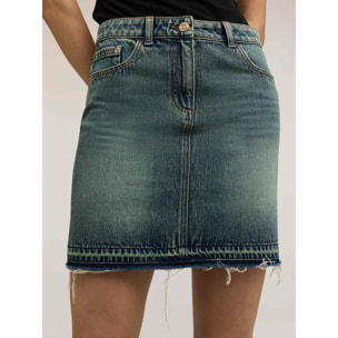 Motivi - Minifalda de denim - Light - blue