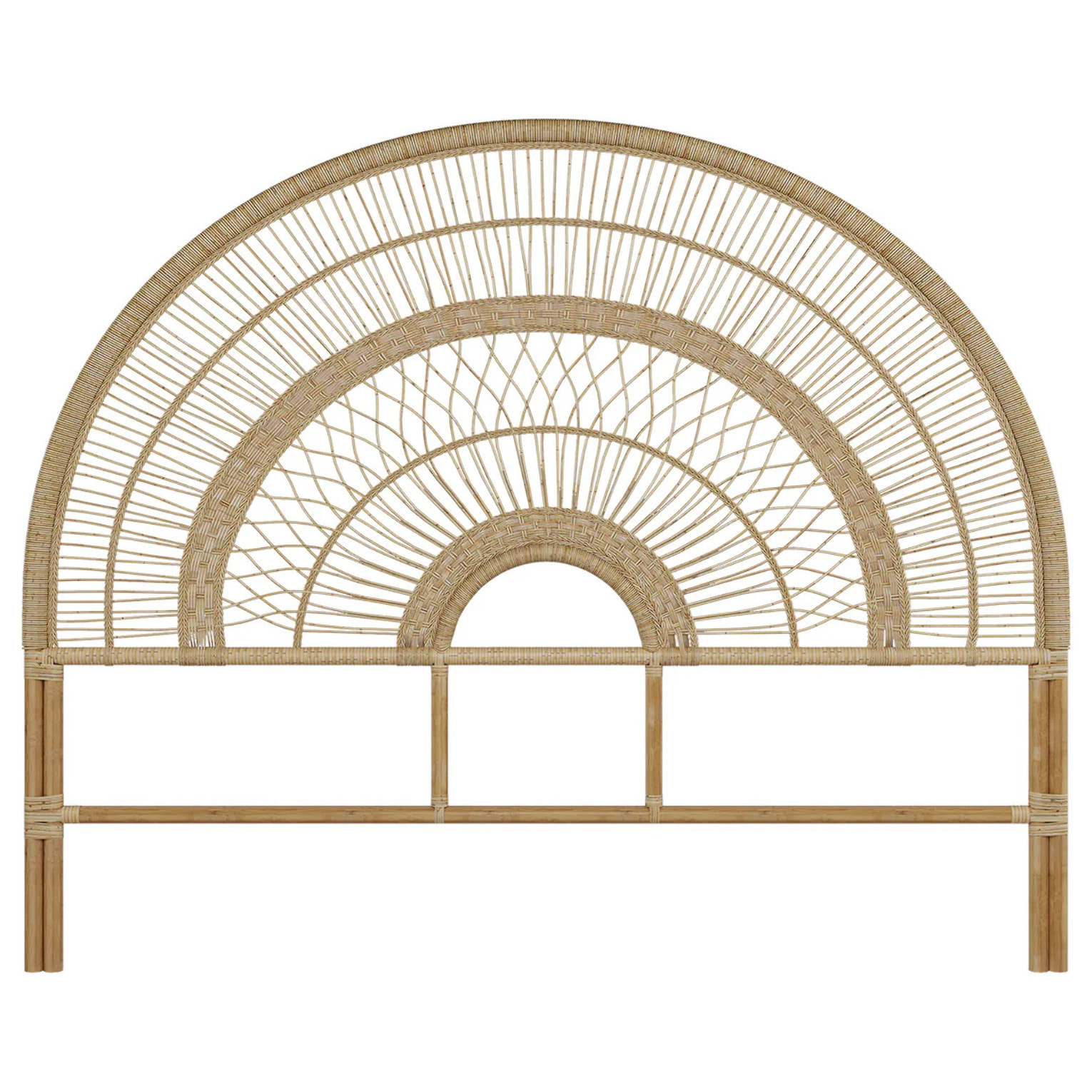 Tête de lit en rotin naturel 160 cm - Astéria