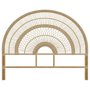 Tête de lit en rotin naturel 160 cm - Astéria