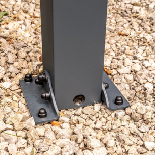 Carport aluminium Trigano - LIBECCIO + 8 claustras - 16 m²