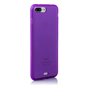 DAM CUSTODIA IN TPU TRASPARENTE CON COLORE IP 7 PLUS / IP8 PLUS 815 Cm. Viola