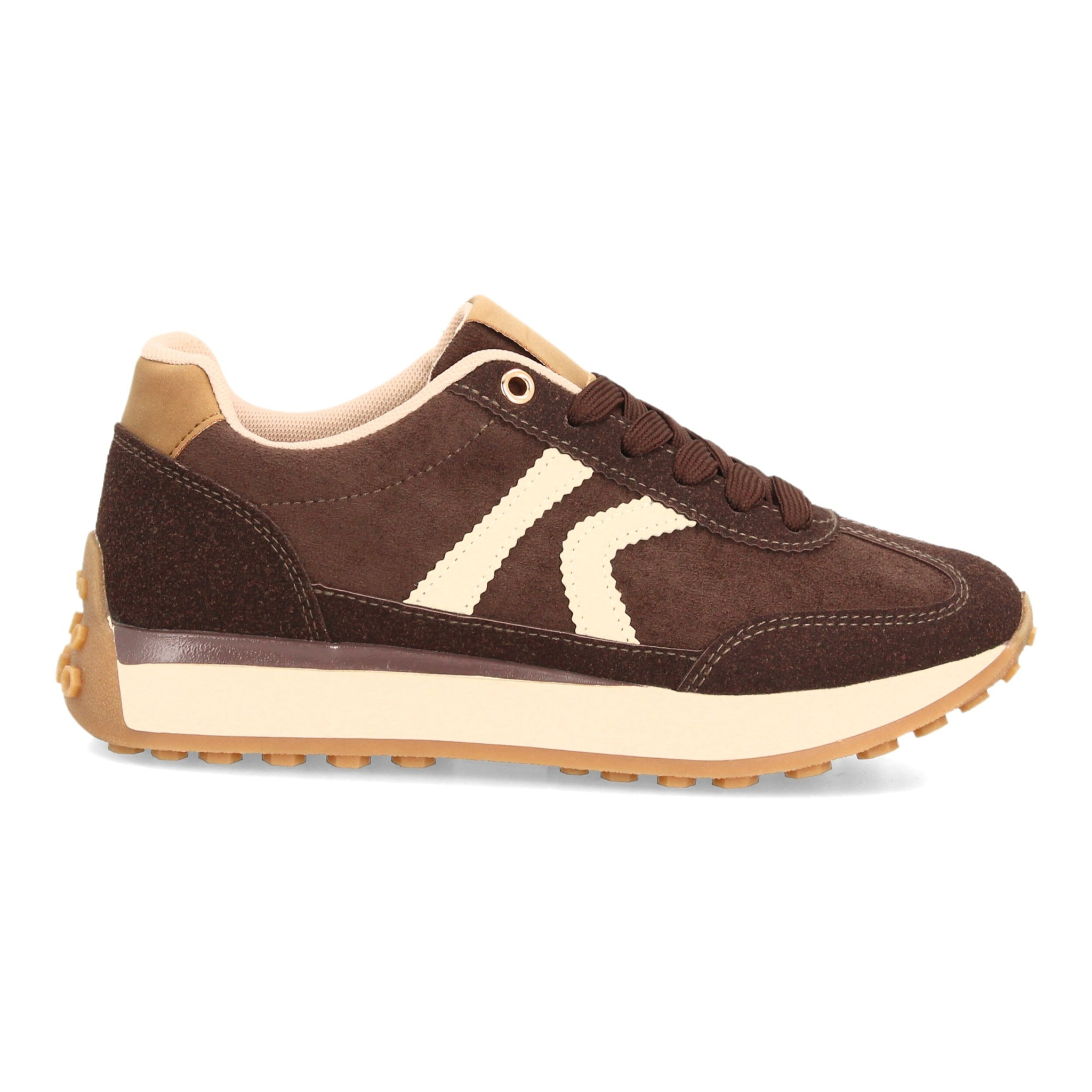 Zapatillas casual retro con cordones para mujer