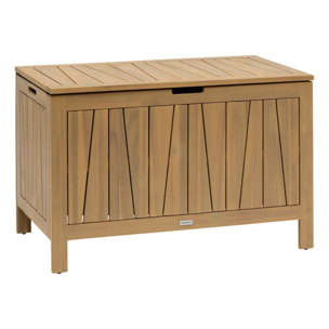 Coffre de rangement 165L Lodgia beige acacia