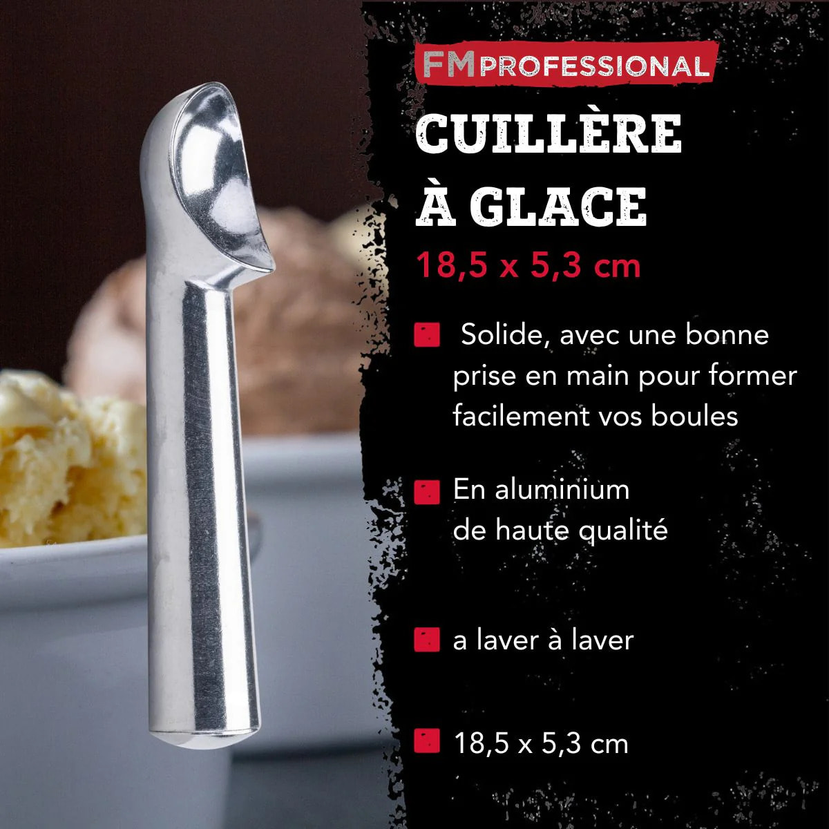 Cuillère à glace FM Professional