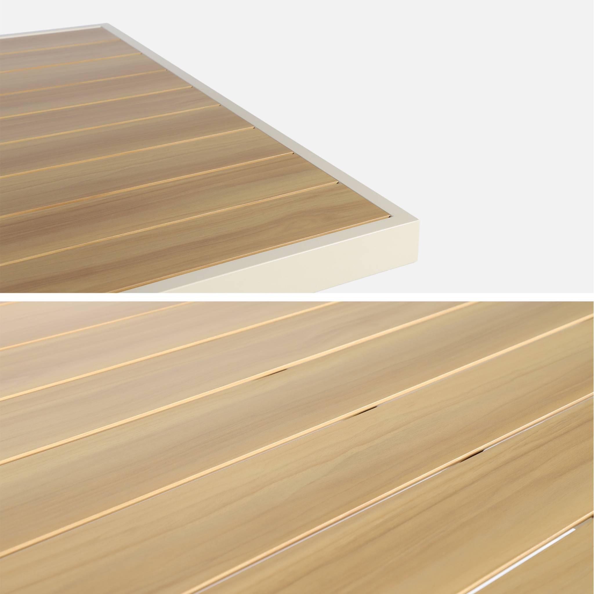 Table de jardin aluminium 8 places ELINA