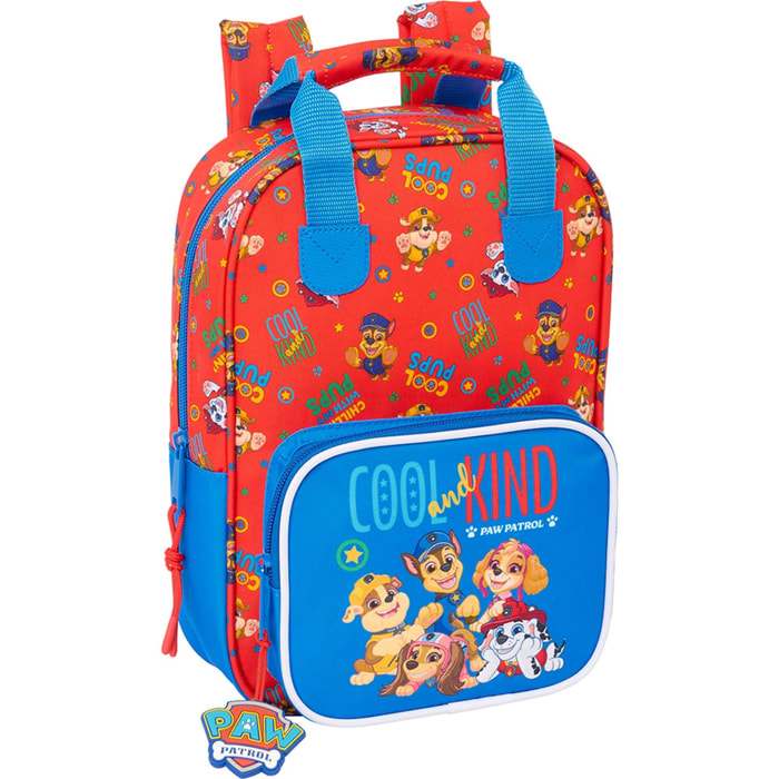Mochila infantil con asas adapt. a carro paw patrol "cool"