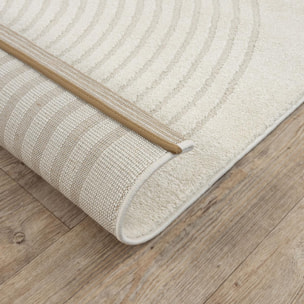 Tapis tendance ton sur ton aux motifs simples