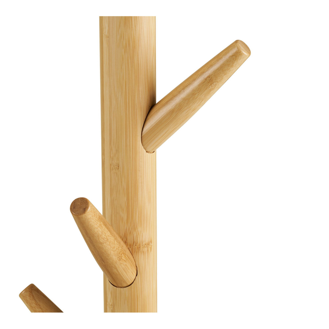 Appendiabiti Wanaka in bambù naturale a forma di albero 50x163 cm