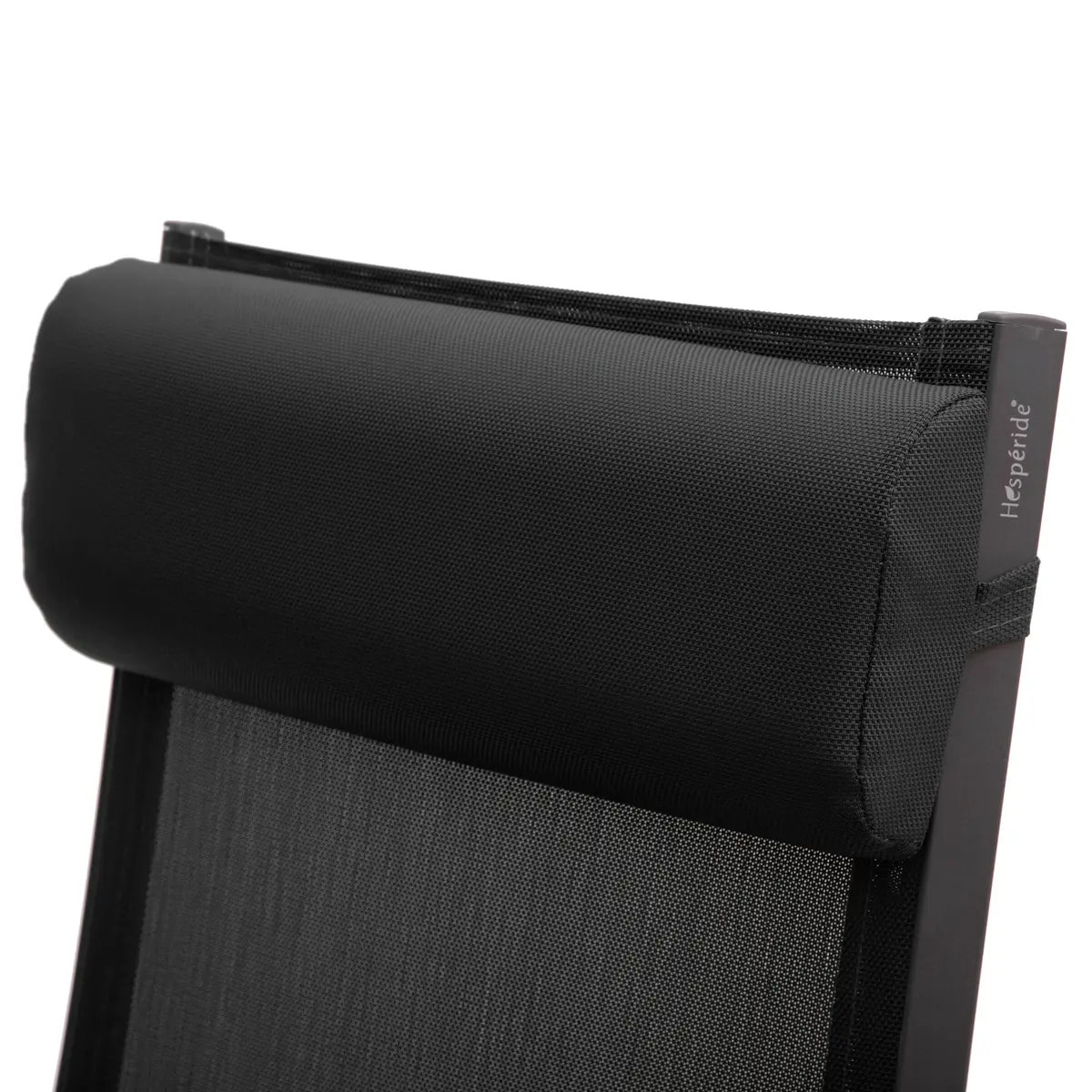 Fauteuil de jardin inclinable "Decima" anthracite & graphite 8 positions en aluminium traité époxy
