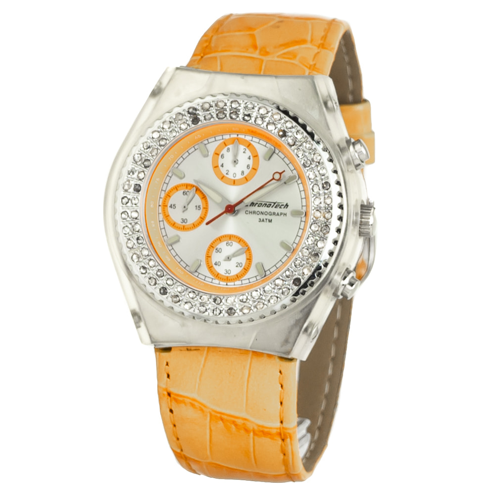 Reloj Chronotech CT7284S-05 Unisex Analogico Cuarzo con Correa de Piel