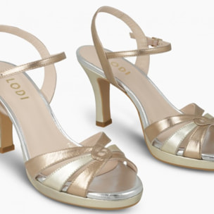 SANDALIAS DORADAS LOSCO