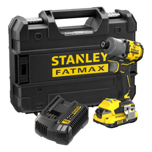 Visseuse à impacts 203Nm Brushless V20 FatMax 18V - 1 batterie 2Ah en malette Pro-Stack