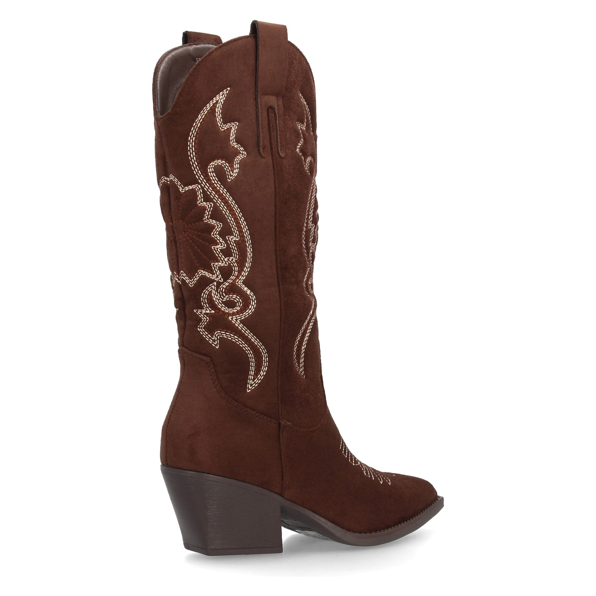 Bota cowboy de caña alta con bordados