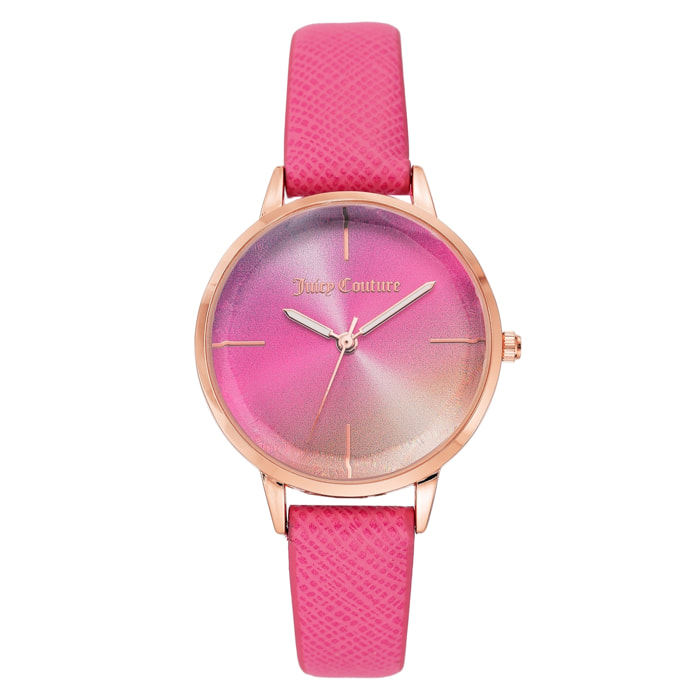 Reloj Juicy Couture JC1256RGHP Mujer Analogico Cuarzo con Correa de Polipiel