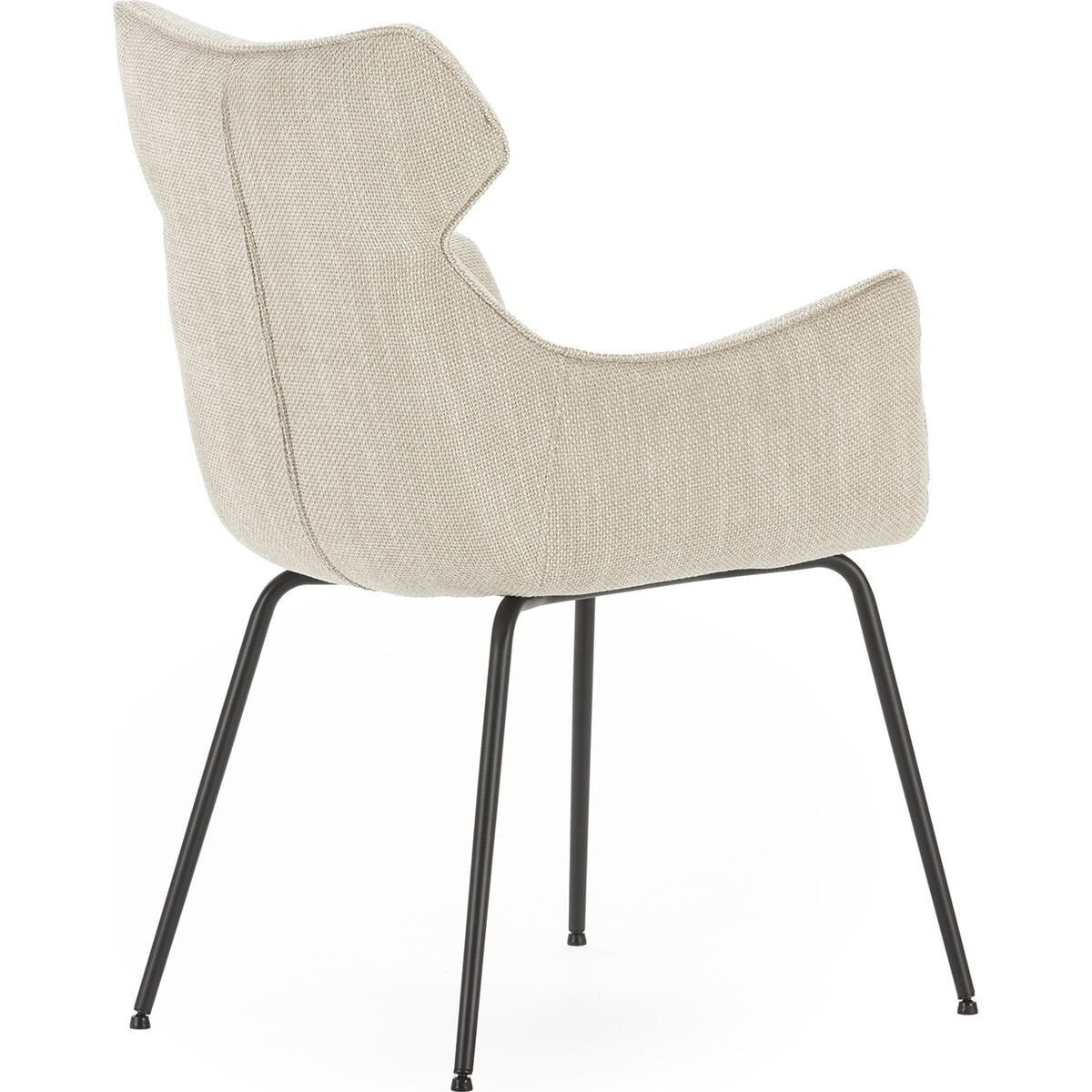 Lot de 2 fauteuils de table en tissu - ICONIC