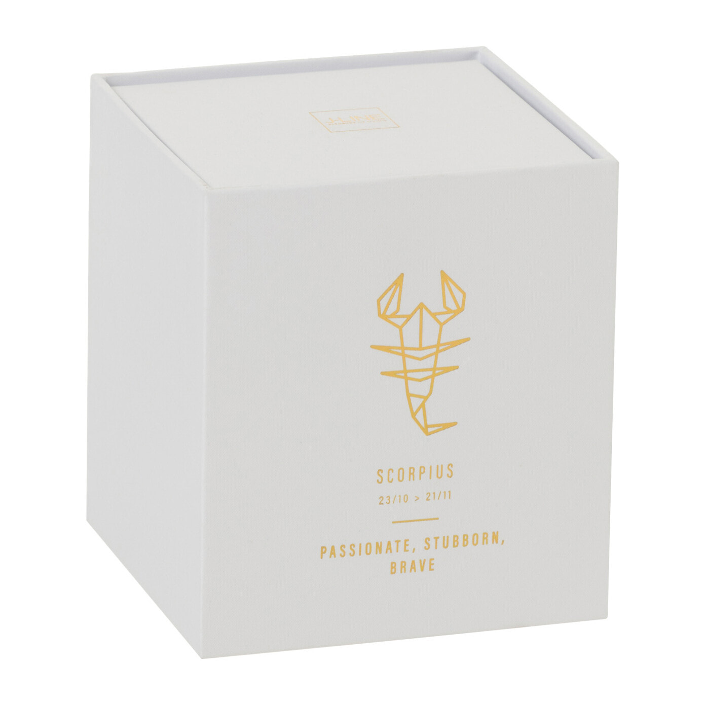 J-Line bougie parfumée – Sapphire Amber Tea – blanc - 50H