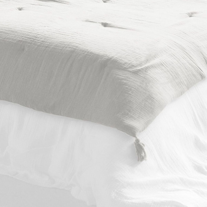 Bout De Lit 100% gaze De Coton Nuage
