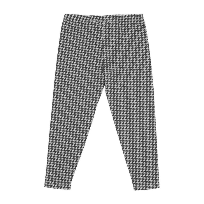 Leggings universitarios de damasco para niñas.