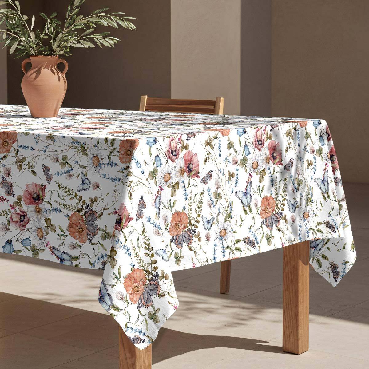 Mantel antimanchas Eugenie - 100% algodón -