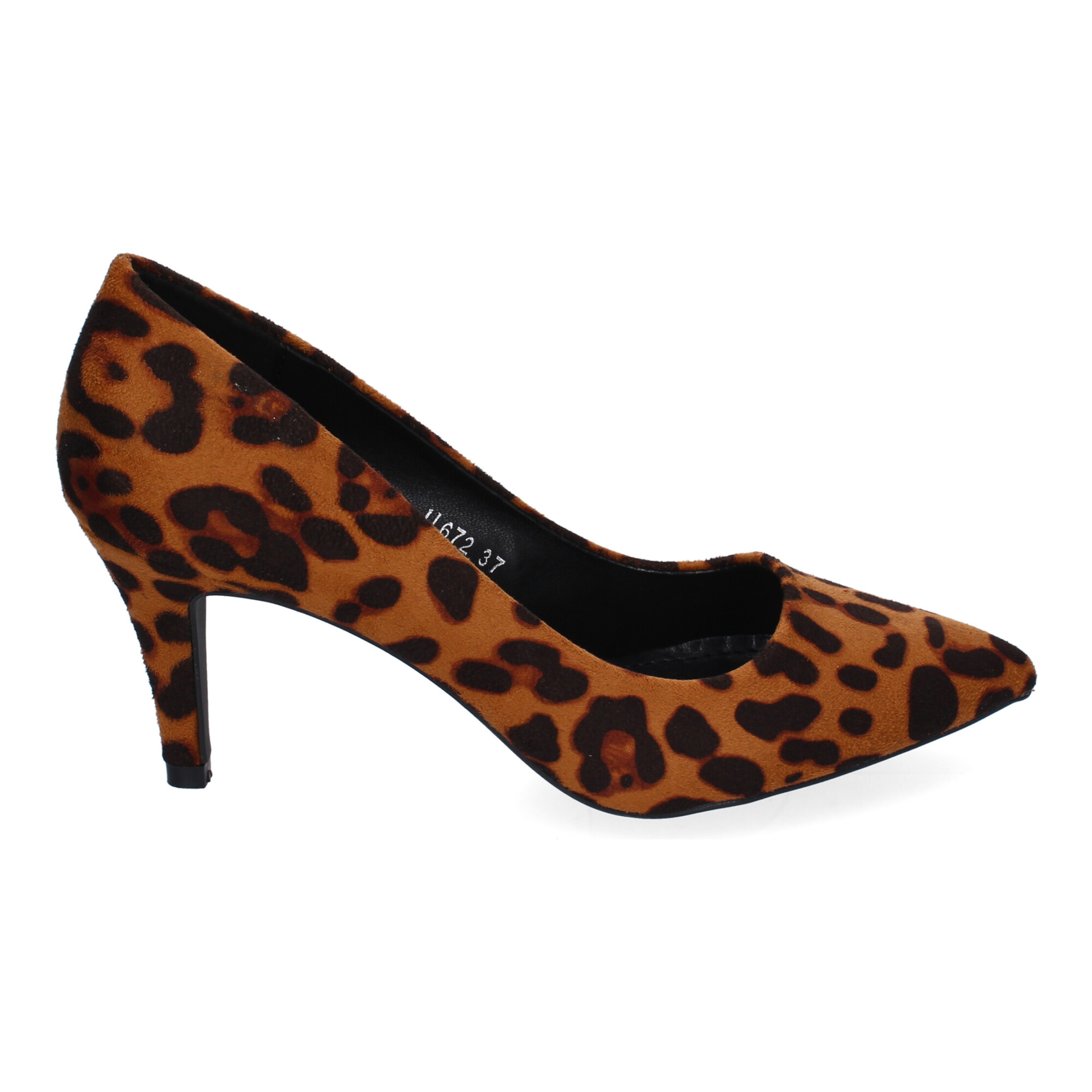 Zapato de Salón con Tacón de Mujer, Estampado Animal Print