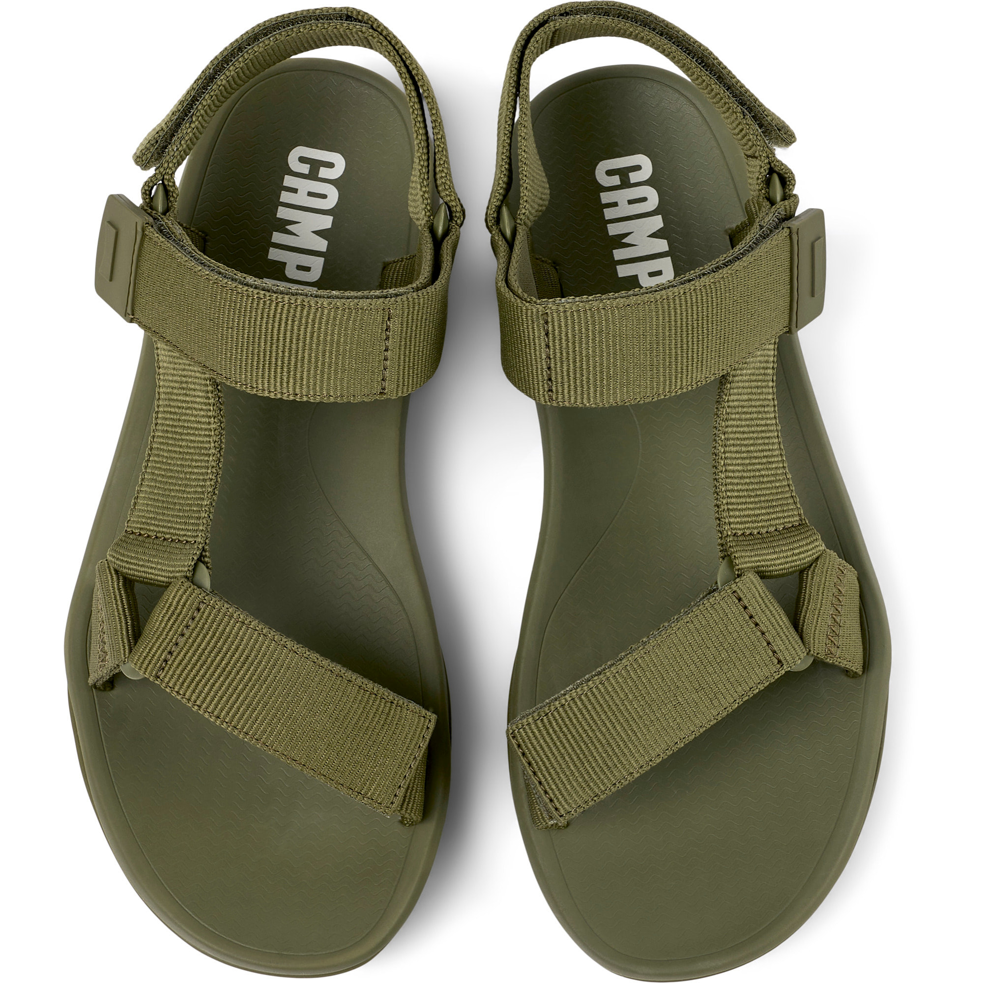 Sandalias - CAMPER Match - Verde - Textil técnico (poliéster reciclado)
