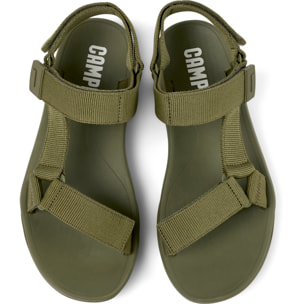 Sandalias - CAMPER Match - Verde - Textil técnico (poliéster reciclado)
