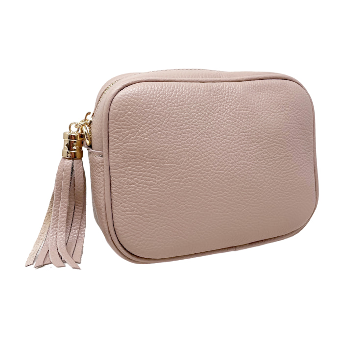 Borsetta a Tracolla Clutch in Vera Pelle Made in Italy