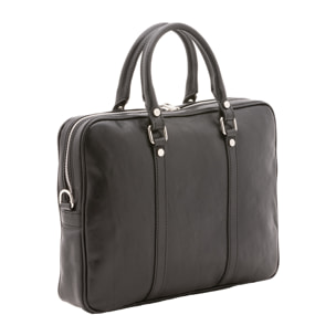 Borsa a mano  unisex In Vera pelle Made in Italy 37x31x6 cm