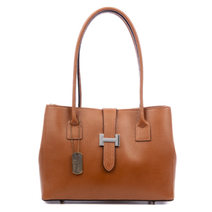 Auditore bolso Tote mujer, piel auténtica Dollaro.