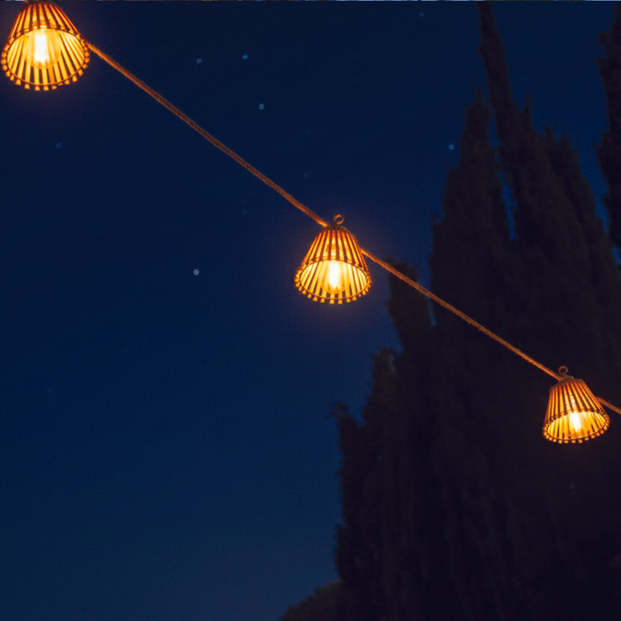 Guirlande solaire NATURA HYBRID 10 ampoules 8M