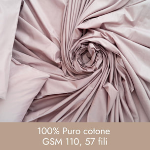 Completo lenzuola in cotone - Rosa