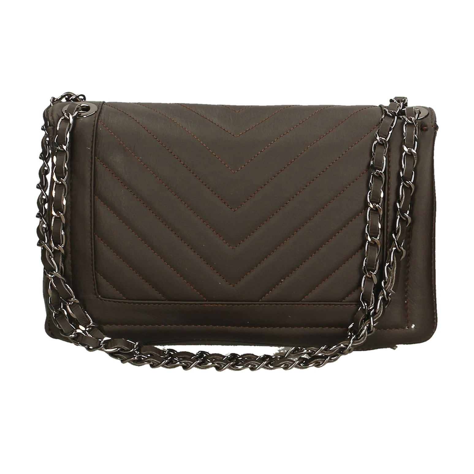 Borsa a spalla da donna - Modello Bologna - Vera pelle - 17.0 x 27.0 x 8.0 cm
